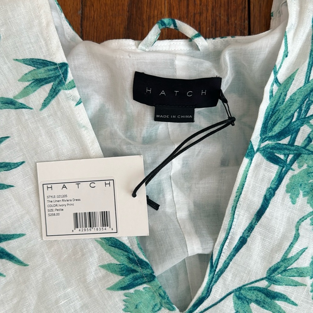 O/S Petite Hatch The Linen Riviera Caftan Dress - Picture 7 of 7